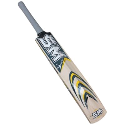 SM Black Buster Kashmir Willow Bat, Short Handle
