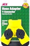 Ace Y Hose Connector With Dual Shut-Off (17AC) 12 each