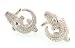 Sterling silver Alligator cufflinks with presentation box. Made in the U.S.A