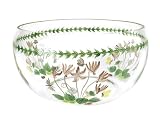 Portmeirion Botanic Garden Hand-Painted Glass Salad Bowl