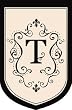 Monogram Garden Flag - T Monogram Garden Flag - T