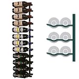 VintageView 24 Bottle Wine Rack (2 Deep - Platinum