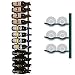 VintageView 24 Bottle Wine Rack (2 Deep - Platinum