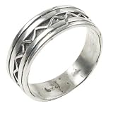 V Design Band - Sterling Silver Ring