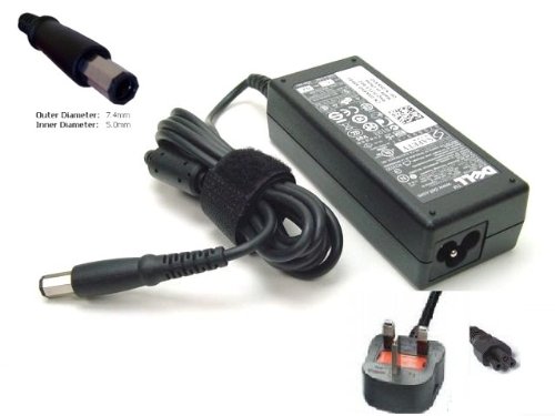 IP GENUINE ORIGINAL DELL AC ADAPTER FOR DELL INSPIRON 1750 LAPTOP 19.5V 3.34A 65W CHARGER POWER SUPPLY (PLEASE CHECK CONNECTOR PRIOR TO PURCHASE) +Free Ajl Screen protector for Ipad 2 / 3
