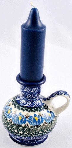 Pollish Pottery Candle Holder 4 1/4L