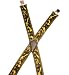 Classic Ruler Suspenders In Black Or Red