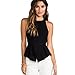 Sunward(TM) Summer Casual Tank Tops Vest for Women (XLarge, Black)