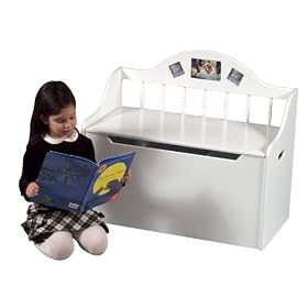 Guidecraft Spindle Toy Chest (white) by Guidecraft