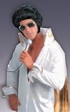 Forum Elvis Presley Costume Rock King Wig + Accessory Kit