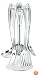 Guzzini GU-2328.00-11 Latina Kitchen Utensil Set, 15.7-Inch, White