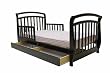 Dream On Me Deluxe Sleigh Toddler Bed, Black