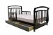 Dream On Me Deluxe Sleigh Toddler Bed, Black