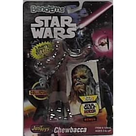 Star Wars Bend-Ems Chewbacca Figure with Limited Edition Trading Card