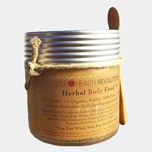 Herbal Body FoodTM - Natural, Organic Anti-Oxidant Skin Serum Moisturizing Therapy - 8.5 Ounce Jar