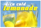 LEMONADE I Concession Decal drink sign stand signs cart