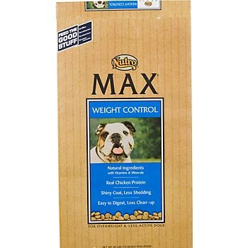 Nutro MAX Weight Control Formula for Overweight Less Active Dogs, 30 lbs.