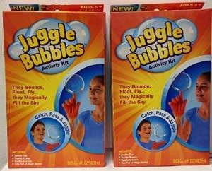 Richucool Juggle Bubbles Kit,Amazing Bubble Maker,AS SEEN ON TV, Pack of 2