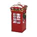 Gold Label Retro LED Snow Globe Telephone Booth Ornament. New for 2009!
