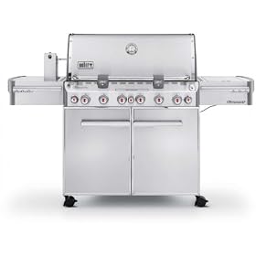 Weber Gas Grills Summit S-670 Propane Gas Grill W/ Sear Burner