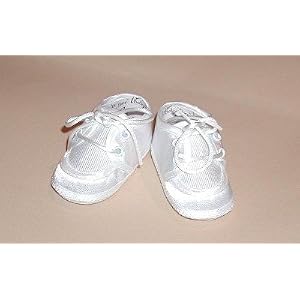Buy Baby Deer White Satin Preemie Shoes - up to 6 lbs by Baby Deer
