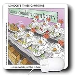 Londons Times Funny Animals Cartoons - Rubber Chicken Factory - Mouse Pads