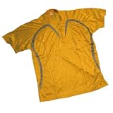 Schiedsrichter-Trikot + Hose + Stutzen Kurzarm, gelb/silber, Größe XS