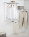 Rubbermaid Configurations 3- to 6-Foot Starter Custom Closet Kit, White #3E24