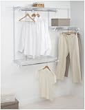 Rubbermaid 3E24 Configurations 3- to 6-Foot Starter Custom Closet Kit, White