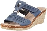 Rieker Alena 69183-14, Damen, Clogs & Pantoletten, Blau (atlantic 14), EU 40