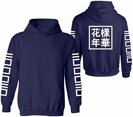 BTS Sweater In the Mood for Love Same JIN SUGA JIMIN V JUNG KOOK Hoodie Pullover S Dark Blue