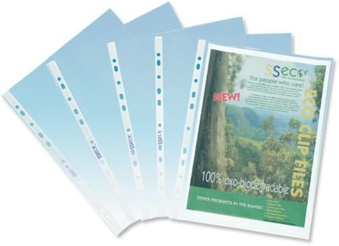Sseco Recyclable And Biodegradable Punched Pocket Pack 100. 50 Micron