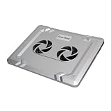 Gear Head CF3000U Dual-Cool USB Laptop Cooling Fan (Silver)