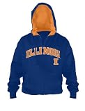 Illinois Fighting Illini Conference Full Zip Hooded Sweatshirt