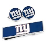 New York Giants Cufflinks And Money Clip Gift Set