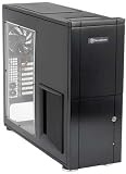 SilverStone TJ10-BW Aluminum ATX Full Tower Computer Case - Retail (Black)