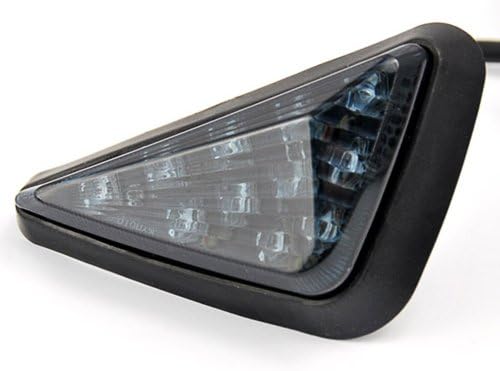 2x JDM Triangle Smoke Flush Mount LED Turn Signal Side Marker Sport Racing Bike Supermoto