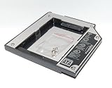 2nd Hard Disk Drive Adapter for Ultrabay Slim (HDD Exchange frame) for IBM Lenovo T40, T40p, T41, T41p, T42, T42p, T43, T43p, T60, T60p, T61, T61p, Z60t, Z61t, Z61p, X4 UltraBase, ThinkPad X4 Dock, X6 UltraBase, X6 UltraBase Tablet