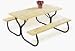 Picnic Table Frame Kit, Black