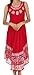 Sakkas Batik Flower Caftan Tank Dress/Cover Up