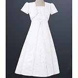 Girls First Communion Flower Girl Special Occasion Dress LITO WHITE 7-14