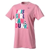 NIKE（ナイキ） バスケットボール ウェア レディース WS DRI－FIT ガール キャン ダンク S／S T シャツ ピンク
