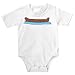 Onesie with water, transport, travel, Canada, canoe, boat, dugout, North America