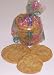 Gourmet Food : Scott's Cakes 1/2 lb. Peanut Butter Cookies in a Confetti Bag