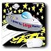 Londons Times Space The Final Frontier Cartoons - UFO With Warning Bumper Sticker - M...