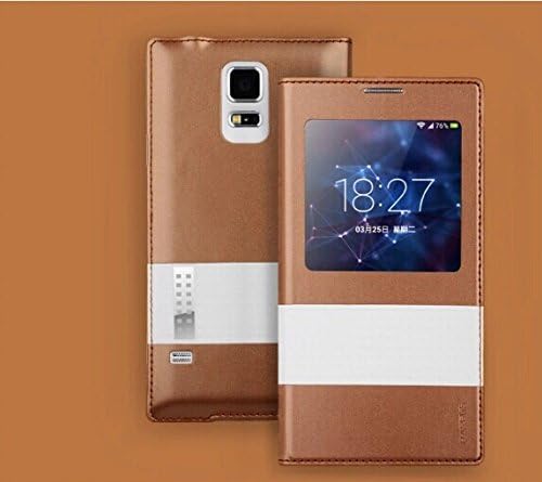 Samsung Galaxy S5 Case, Smart Window Flip Cover case for Samsung Galaxy S5 with Auto Wake Function