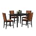 5 Piece Black Dining Set