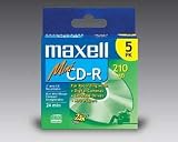 MAXELL  5-Pack of Mini CD-R Discs