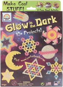 Childrens Toyshop  Toys : Perler Glow In The Dark Gift Box Activity Kit 10 P