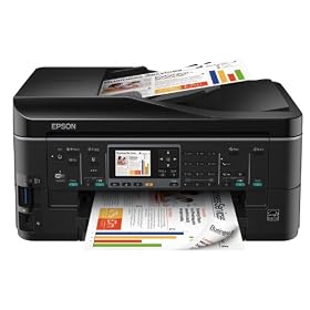 Epson Stylus BX635FWD All-in-One Printer (Print, Scan, Copy) with Wi-Fi, Network, Duplex, LCD Screen and Fax
